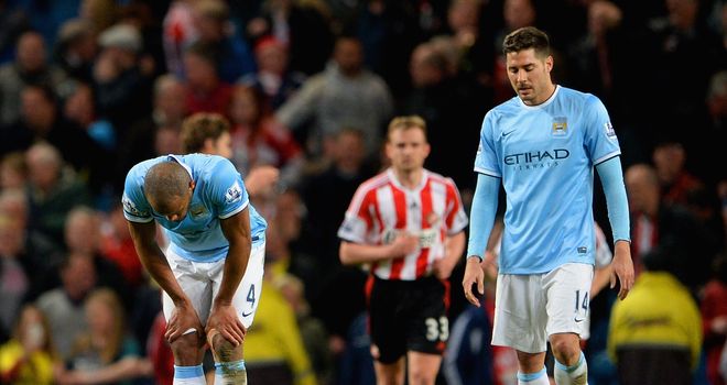 Down but not quite out as Manchester City reflect on failing to significantly close the gap on Liverpool