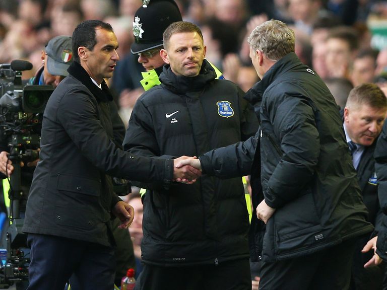 Martinez (left): Doesn't believe Moyes will be out of work for very long