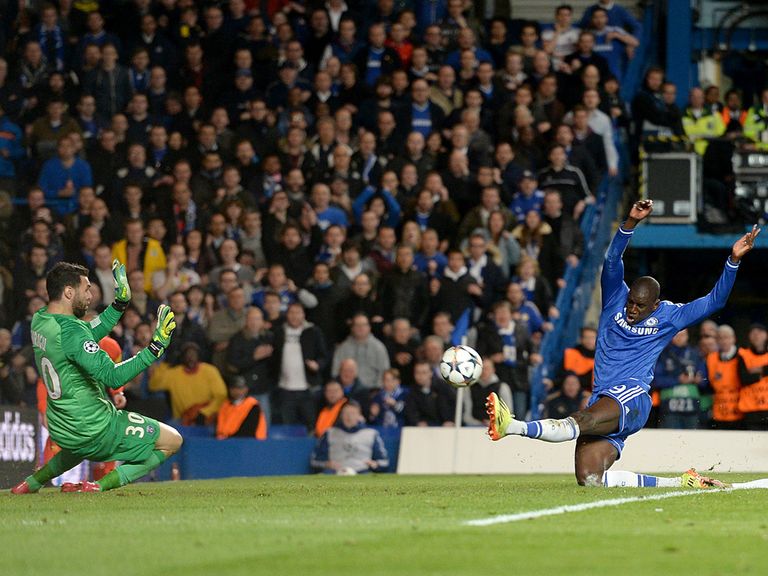 Demba Ba prodded home the vital second goal