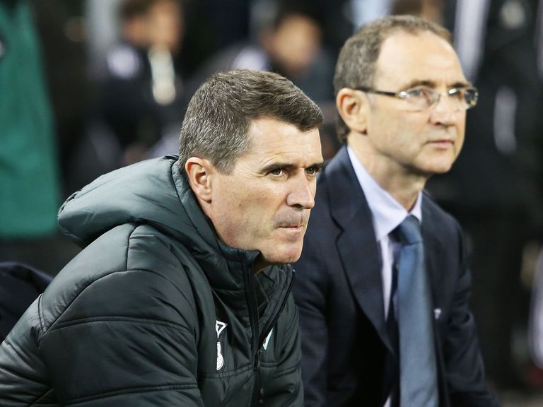 Roy Keane (left) and Martin O'Neill