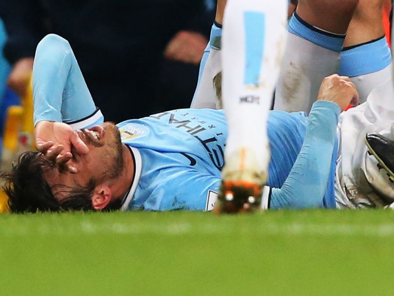 David Silva: Injury blow for Manchester City