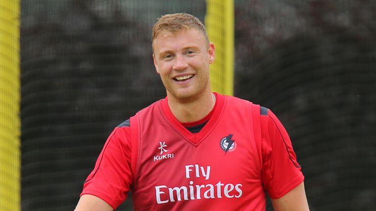 Andre Flintoff: Is set to play for Lancashire in the NatWest T20 Blast this season