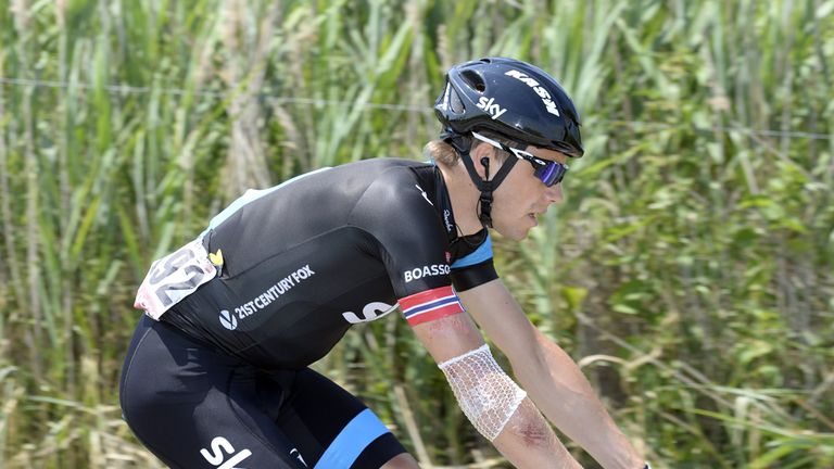 Edvald Boasson Hagen is out of the Giro d'Italia