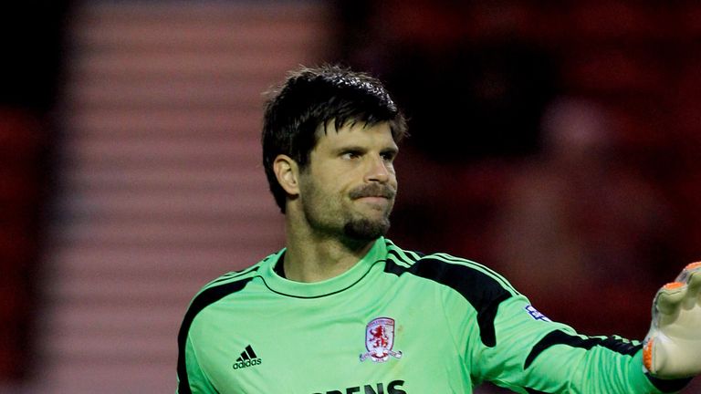 Dimitrios Konstantopoulos: Has become first-choice goalkeeper at Boro