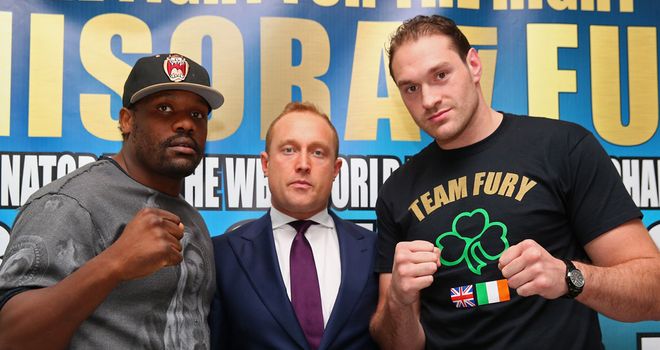 Dereck Chisora and Tyson Fury ready to lock horns