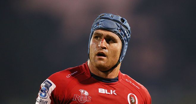 James Horwill: Fined after his outburst at a refereeing decision