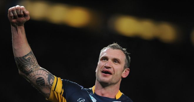 Jamie Peacock: Backed by Kevin Sinfield to play until he is 40