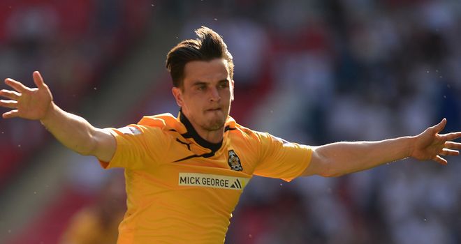 Ryan Donaldson: Celebrates crucial goal for Cambridge United