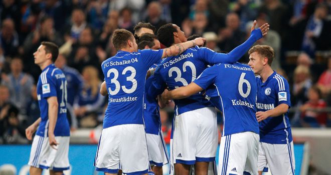 Celebrations for Schalke