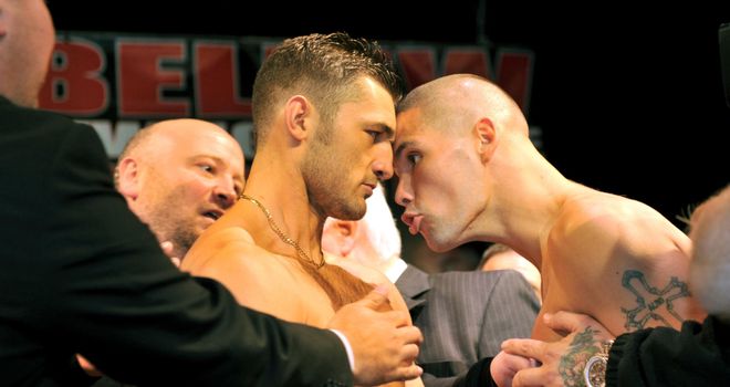 Grudge match: Tony Bellew and Nathan Cleverly are expected to touch gloves again later this year