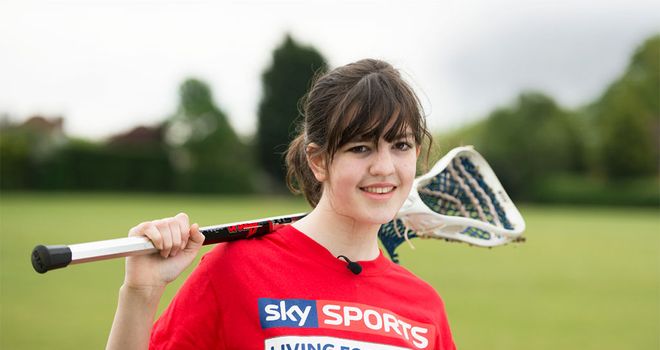 Rhiannon Bracher: grew in confidence from the Sele School's lacrosse project