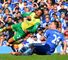 Martin Olsson: Goes down in the box after tackle by Terry