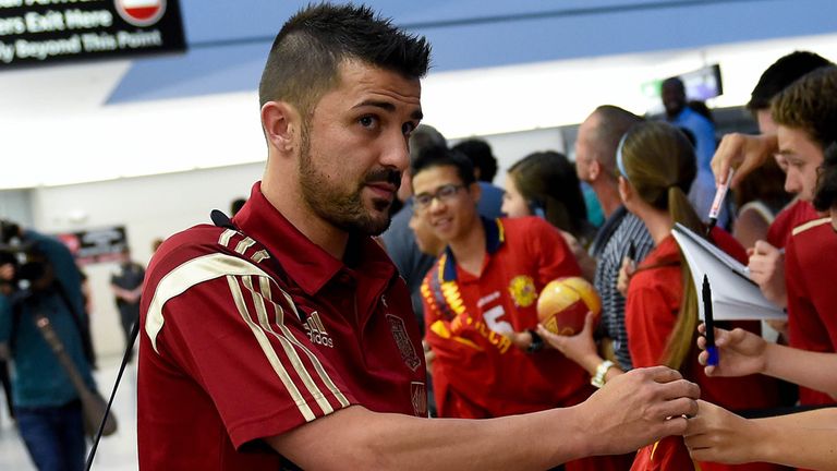 David Villa: Says it is time to step away from international football