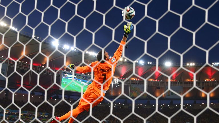 Muslera: Can't keep out Rodriguez's shot