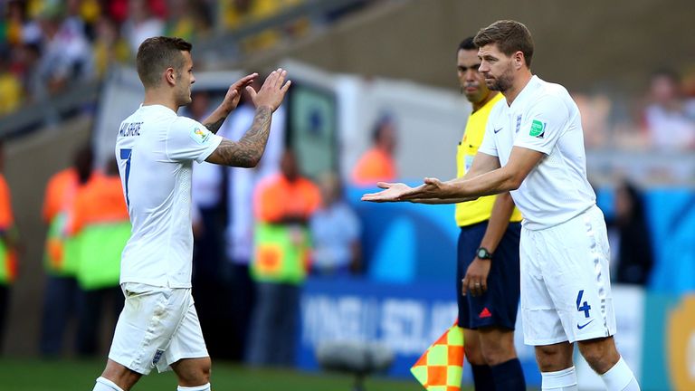 Steven Gerrard: Replaces Jack Wilshere