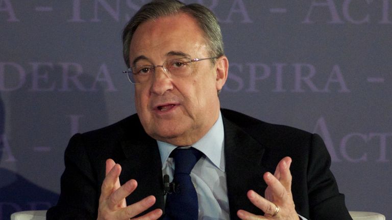 Florentino Pérez: Statement signing