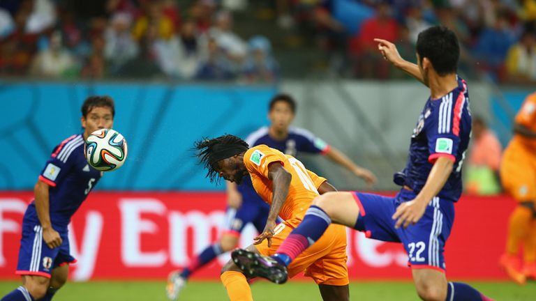 Gervinho scores Ivory Coast's winner