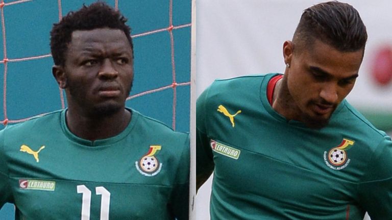 Sulley Muntari and Kevin-Prince Boateng: Kicked out by Ghana FA