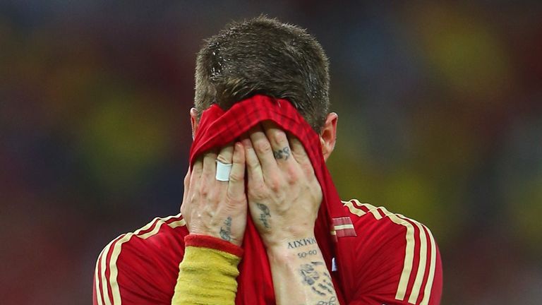 Ramos: Devastated after elimination
