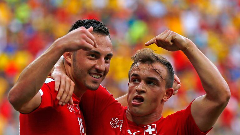 Shaqiri and Drmic: Proved to be too hot to handle