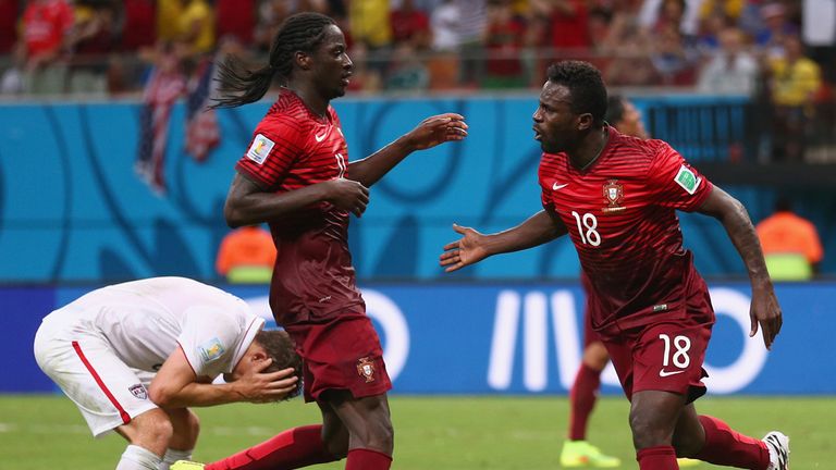 Silvestre Varela: Celebrates his late equaliser