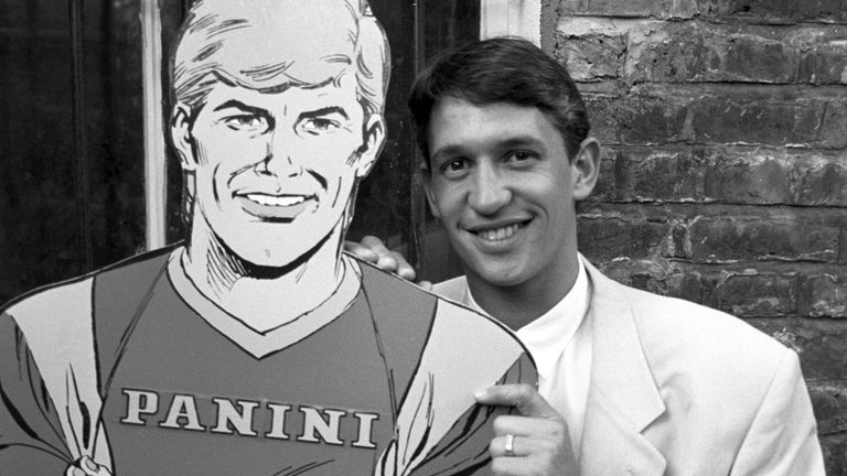 Gary Lineker acted as a bookmaker during a horseracing event with the England squad