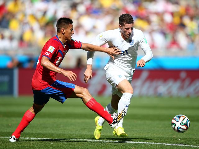 England's Ross Barkley had a bright game in the centre of midfield