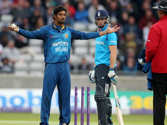 Buttler is run out at Edgbaston