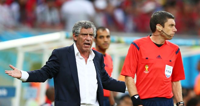 Fernando Santos: Disappointed with defeat
