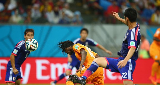 Gervinho scores Ivory Coast's winner
