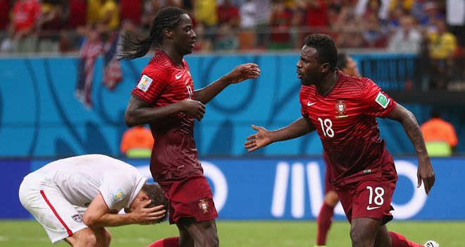 Silvestre Varela: Celebrates his late equaliser