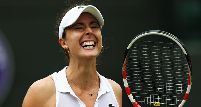 Alize Cornet: Hopes to continue her winning run at SW19