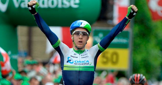 Cameron Meyer: Fastest finisher of the remaining breakaway riders