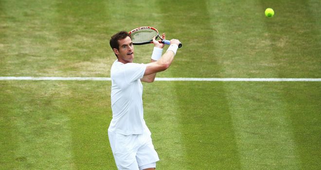 Andy Murray: Dropped just two games in most clinical performance at Wimbledon