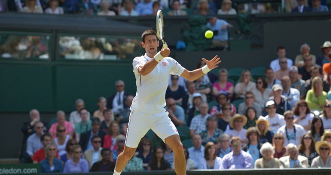 Novak Djokovic: Serb will take on Jo-Wilfried Tsonga in last 16