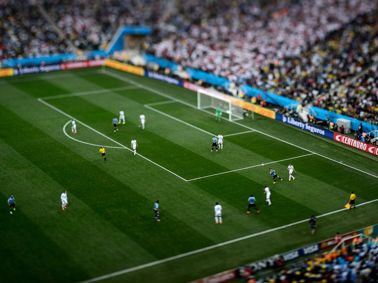 An England fan was attacked after the game with Uruguay