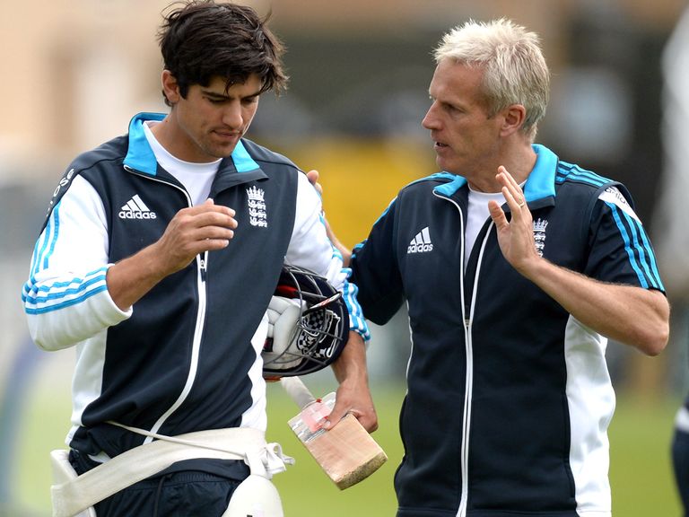 Alastair Cook: Backed by Peter Moores
