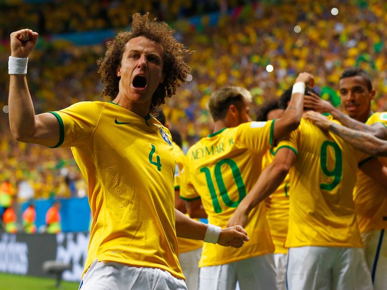 Brazil enjoy the 4-1 win over Cameroon