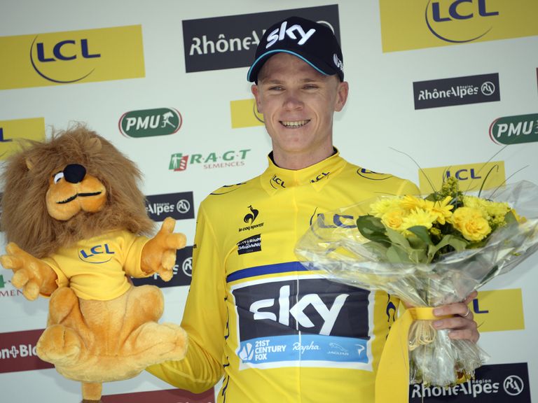 Chris Froome: Sent a message to his rivals as he claimed yellow in Lyon