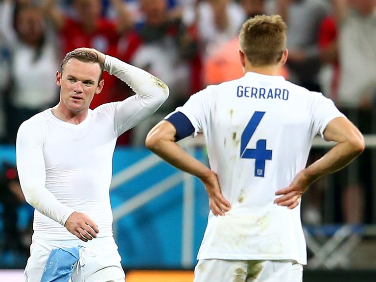 Rooney and Gerrard-England out of world cup