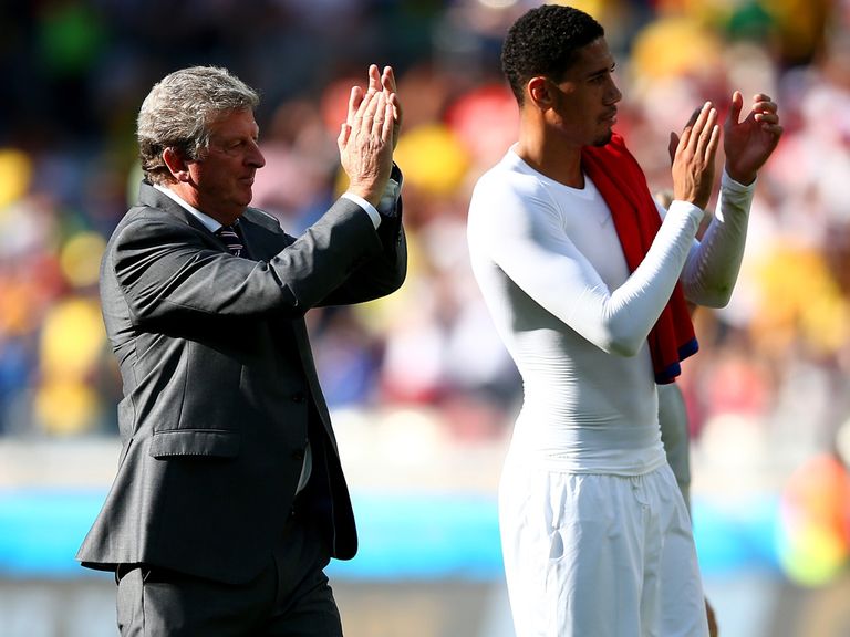 Roy Hodgson (left): Happy to continue as manager