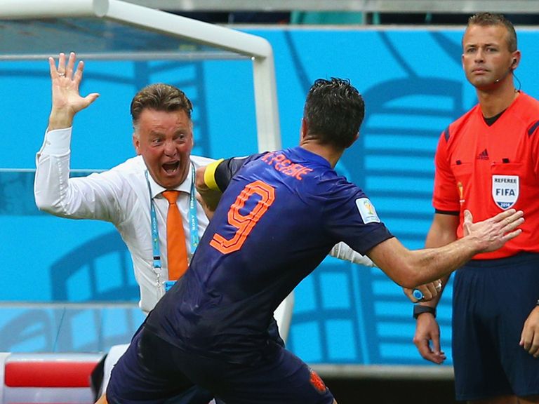 Louis van Gaal and Robin van Persie will link up at Manchester United