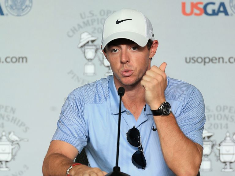 Rory McIlroy speaking ahead of the US Open