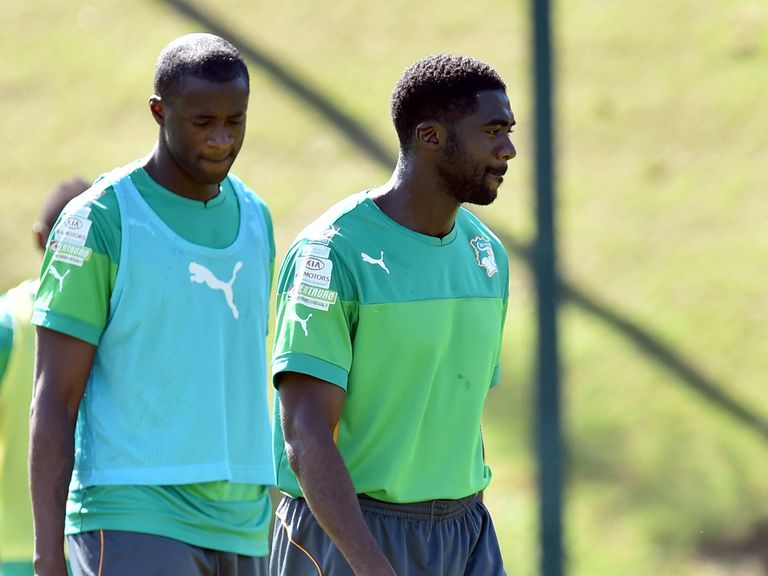 Yaya Toure (left) and brother Kolo