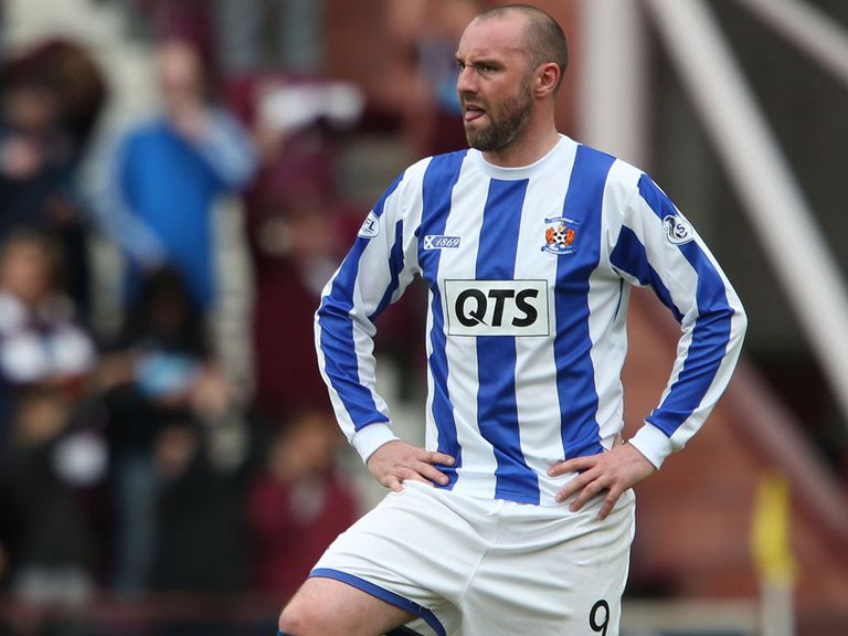 Kris Boyd in Kilmarnock colours