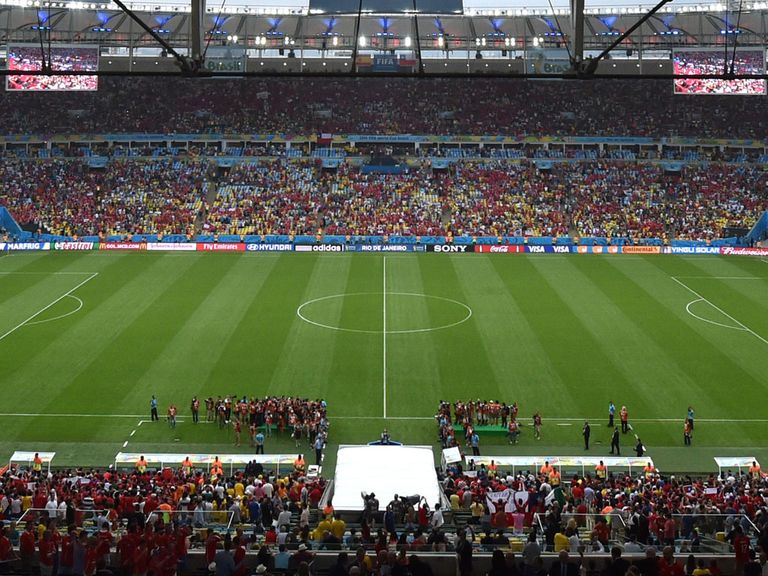 The Maracana Stadium in Rio de Janeiro