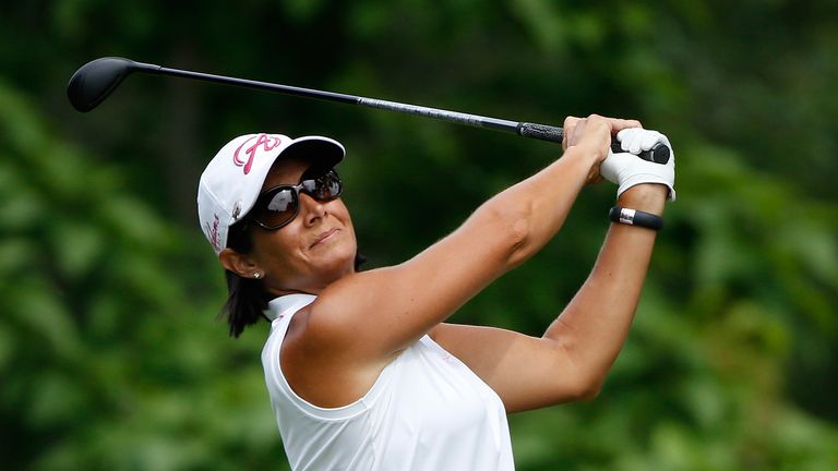 Laura Diaz: Takes a three-shot lead into Saturday's third round