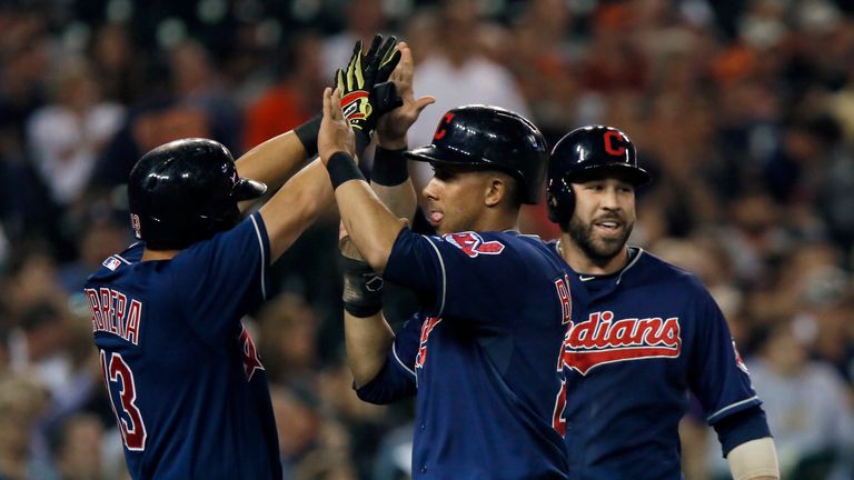 Cleveland Indians won Saturday's double-header against Detroit Tigers