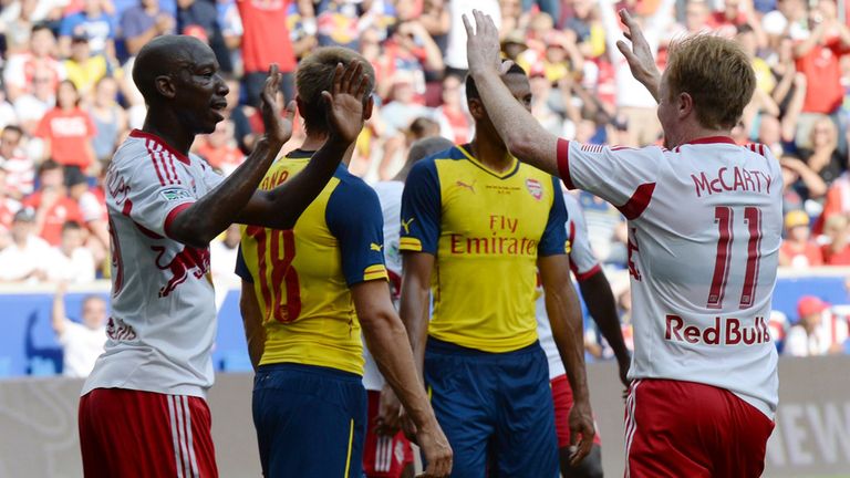 Bradley Wright-Phillips: Celebrates goal