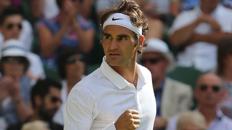 Roger Federer: Through to his ninth Wimbledon final